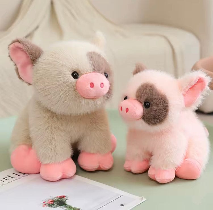 Creasowl Schattige Piggy Knorretje Knuffel 🐷 - Hoge Kwaliteit, Pluizige Zithouding – Warm & Cosy Speelgoed