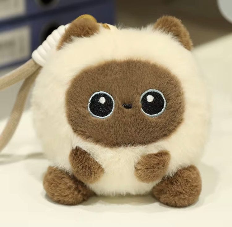 Creasowl Tashanger Kat Simulatie Dier Knijpbal 11cm - Decompressie Squishy Plush – Schattig Cadeau Kinderen