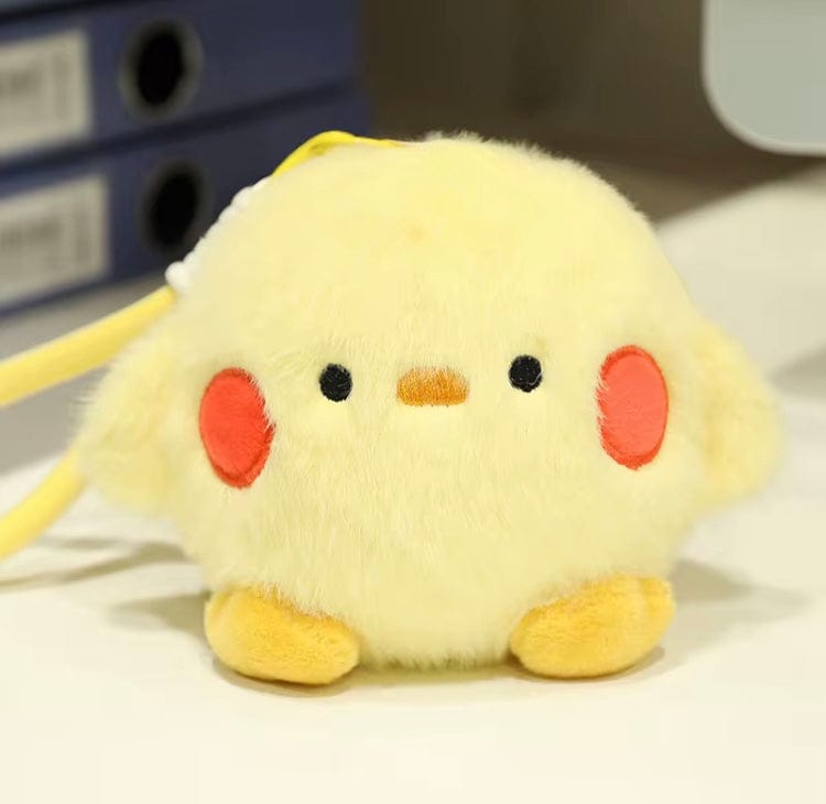 Creasowl Tashanger Kuiken Simulatie Dier Knijpbal 11cm - Decompressie Squishy Plush – Schattig Cadeau Kinderen