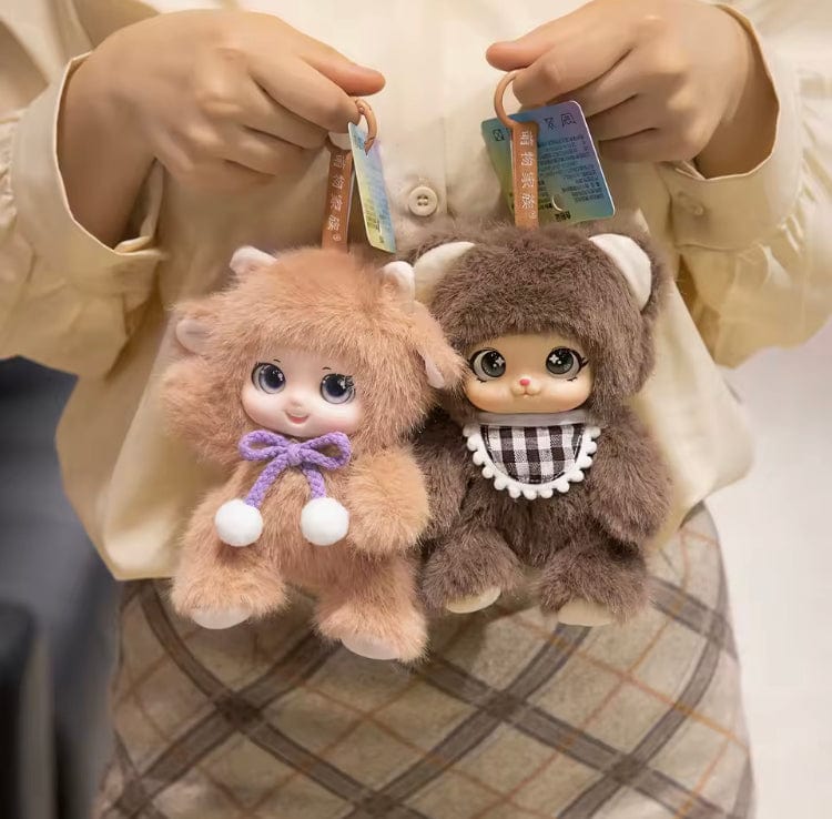 Creasowl Unieke Pluche Cute Family Tashangers – Schattige Sleutelhangers & Accessoires