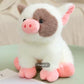 Creasowl Wit / 20cm Schattige Piggy Knorretje Knuffel 🐷 - Hoge Kwaliteit, Pluizige Zithouding – Warm & Cosy Speelgoed