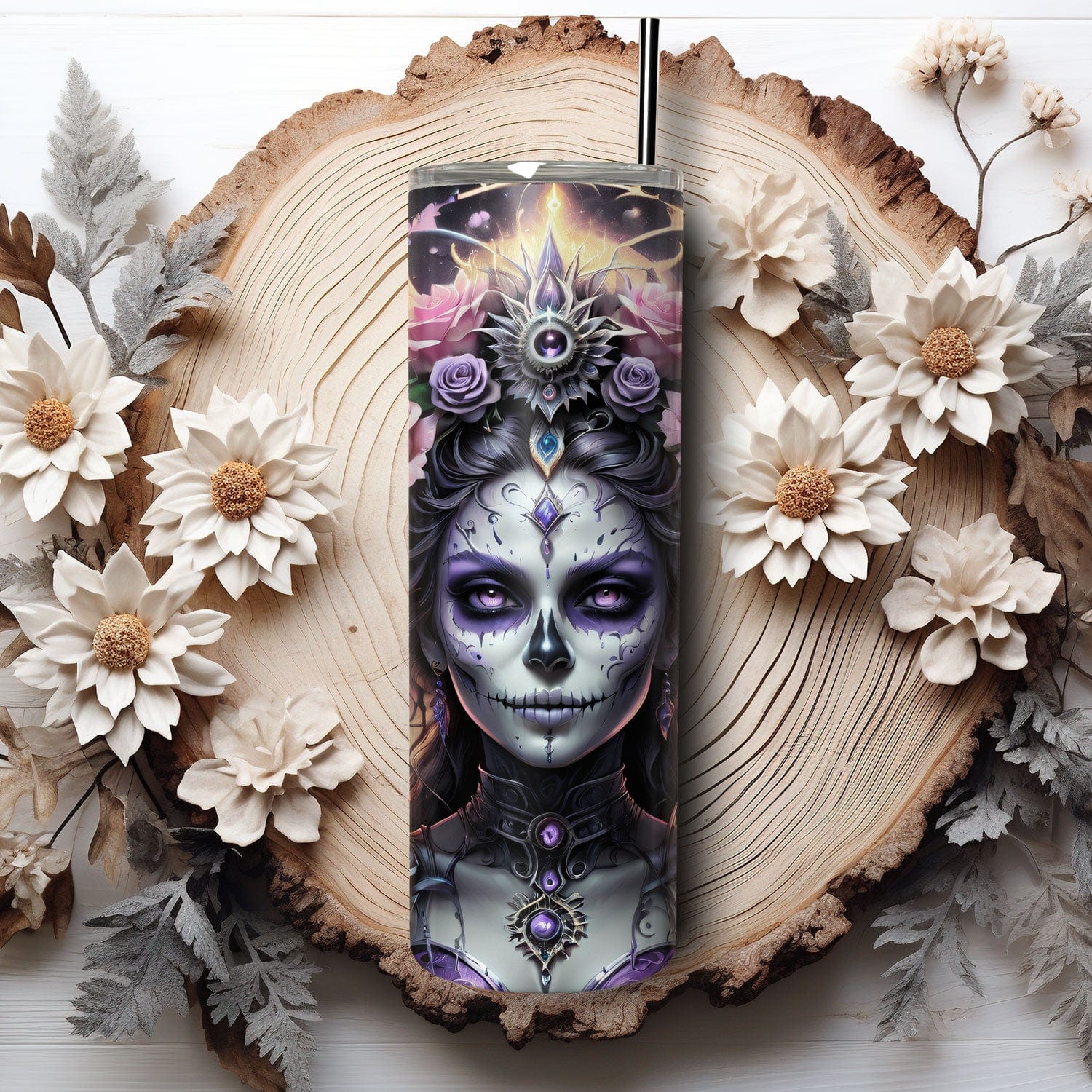 Dawn's Embrace: Midnight Bloom | Undead Queens Tumbler