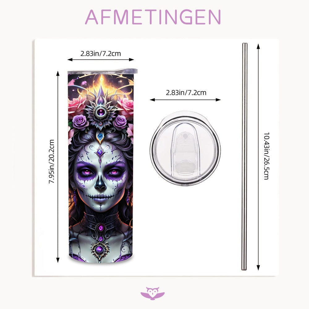 Dawn's Embrace: Midnight Bloom | Undead Queens Tumbler