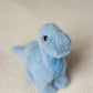 Dino Knuffel Brachiosaurus Blauw – Zachte Knuffeldinosaurus 34 cm