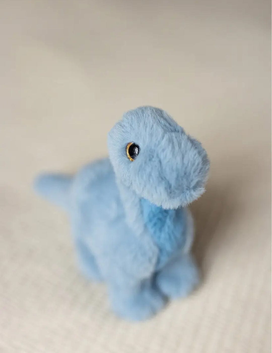 Dino Knuffel Brachiosaurus Blauw – Zachte Knuffeldinosaurus 34 cm