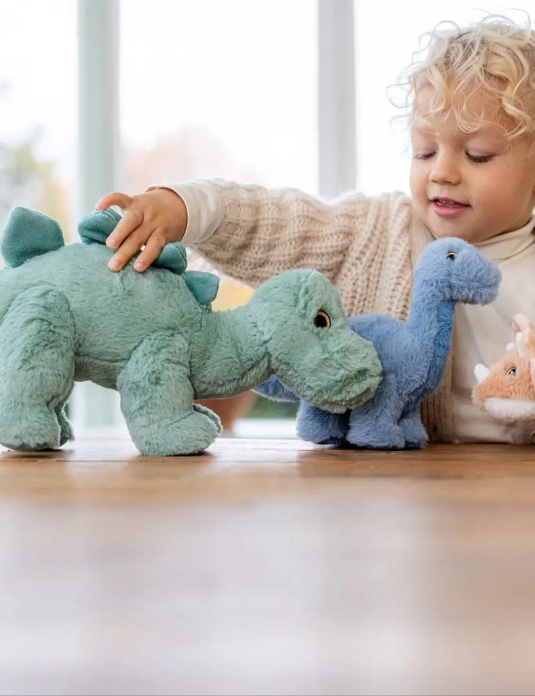 Dino Stegosaurus Knuffel Klein – Superzachte Pluche Dinosaurus 27/45cm – Schattige Dino Knuffel – Cadeau voor Kinderen