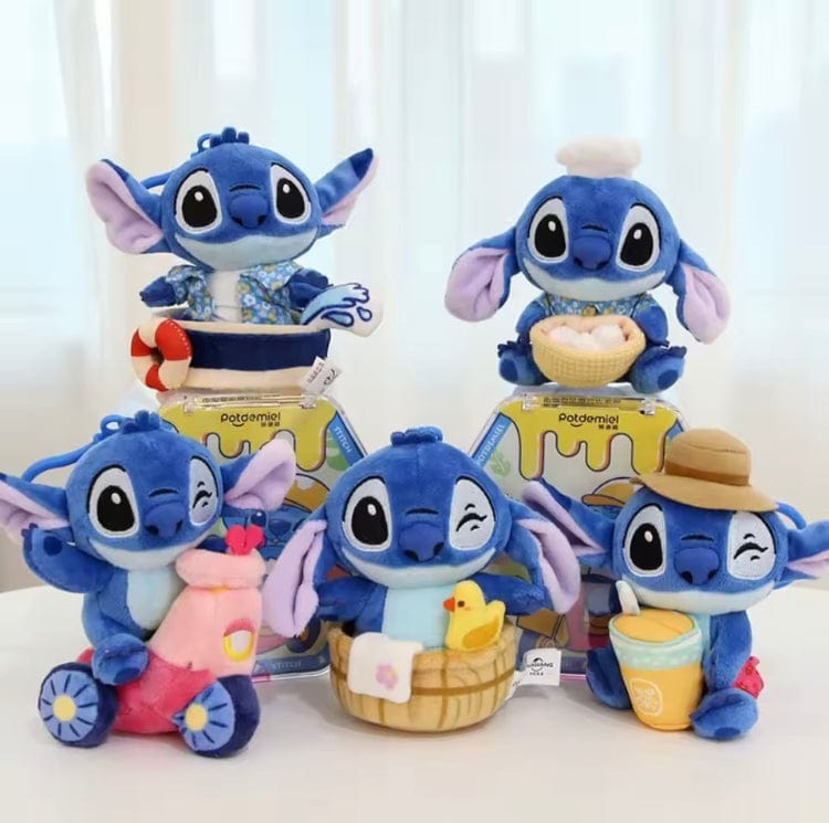 Disney Lilo & Stitch Play Series Blind Box – Schattige Bear & Stitch Pluche Pop Sleutelhanger