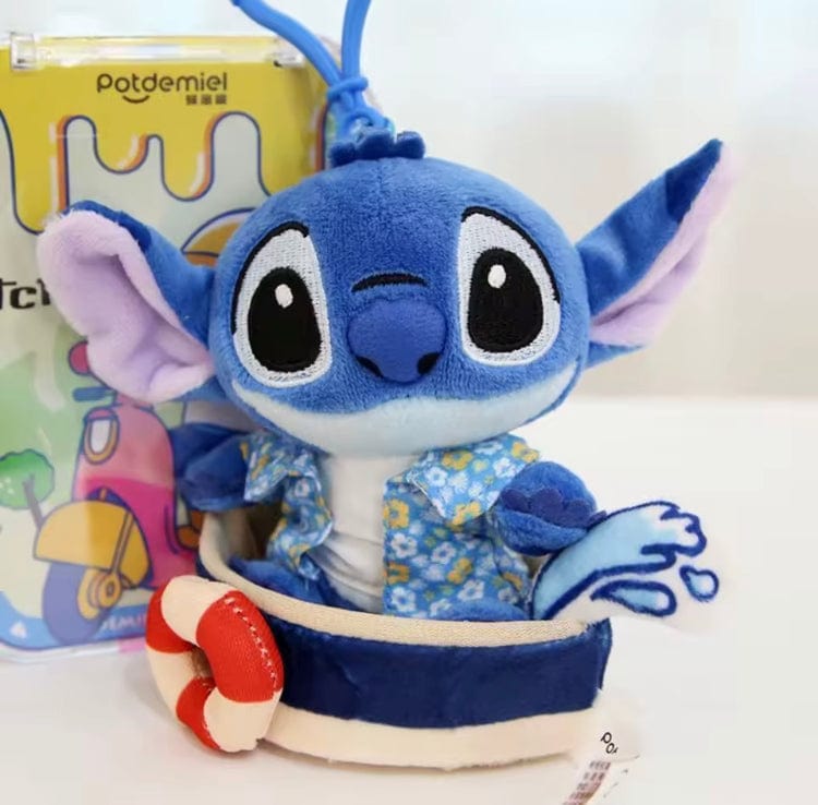 Disney Lilo & Stitch Play Series Blind Box – Schattige Bear & Stitch Pluche Pop Sleutelhanger