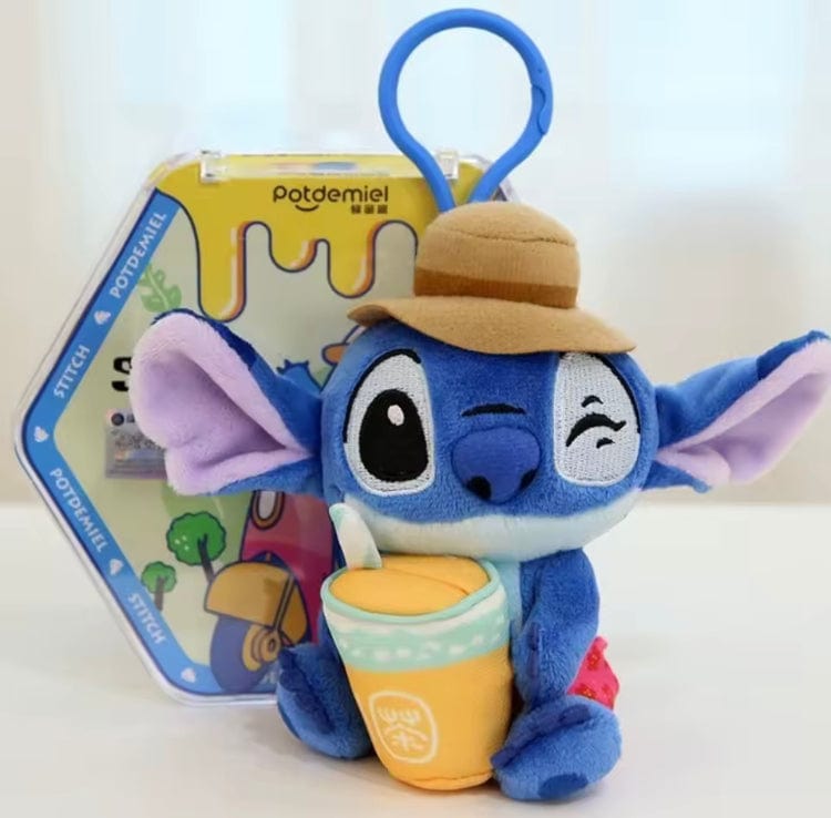Disney Lilo & Stitch Play Series Blind Box – Schattige Bear & Stitch Pluche Pop Sleutelhanger