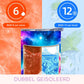 Drinkbeker uil met galaxy achtergrond
