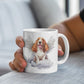 Drinkware Herinneringsmok Hond 🌈 – Gepersonaliseerd met Naam | Keramische Mok 330ml