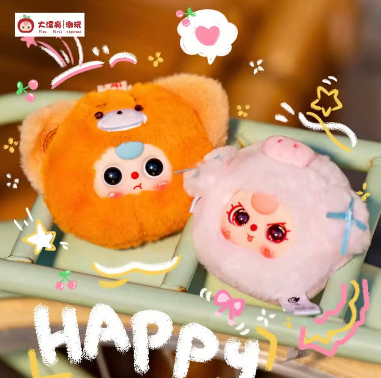 Echte Baby Three Mini Animals Blind Box – Trendy Sleutelhanger Speelgoed - Anime Verrassingscadeau