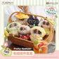 Echte Siamese Kat Azukisan Fruit Serie – Pluche Pop Blind Box Tas Hanger & Kawaii Verrassing