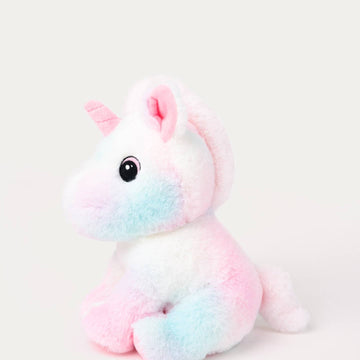 Eenhoorn knuffel regenboogkleurig 26cm