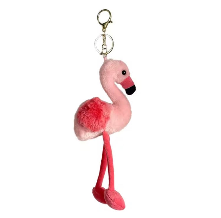 Flamingo Pluche - Sleutelhanger - 21 cm