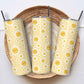Gele Tumbler met Smiley Bloemen – Breng Vrolijkheid in je Dag!