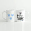 Gepersonaliseerde Honden mok met Namen – “Happy Birthday from the Dogs” – Uniek Cadeau voor Hondenliefhebbers
