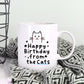 Gepersonaliseerde Kattenmok met Namen – “Happy Birthday from the Cats” – Uniek Cadeau voor Kattenliefhebbers