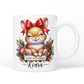 Gepersonaliseerde Kerstmok Konijn 325ml