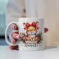 Gepersonaliseerde Kerstmok Konijn 325ml