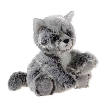 Glitter-Kitty Katten-Baby Grijs 20cm
