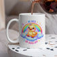 Grappige mok met eendje 325 ml met Tekst "Be Nice or Duck Off"