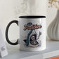 Grappige Stay Positive koffiemok met spreuk