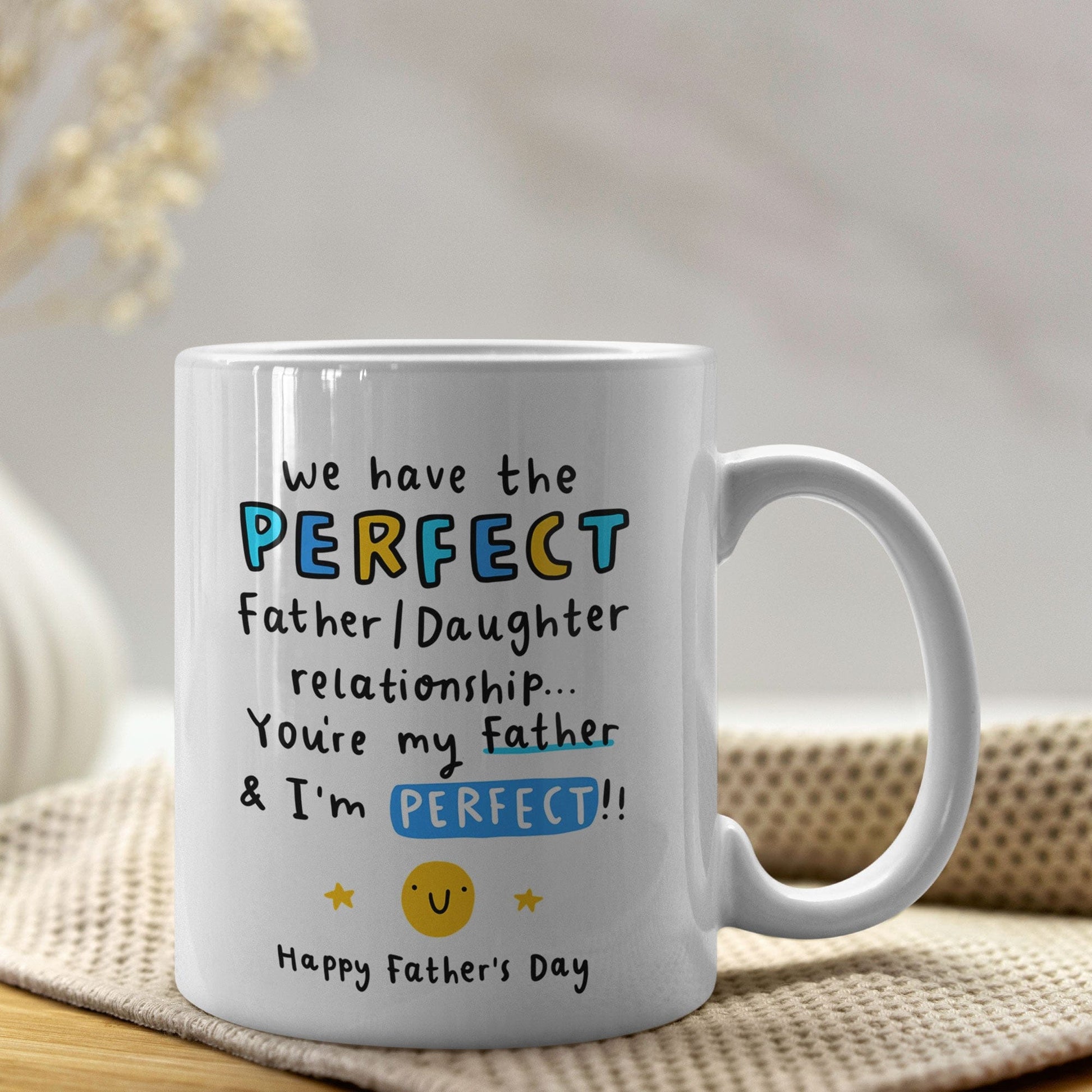 Grappige Vaderdag Mok – Perfecte Vader & Dochter Relatie