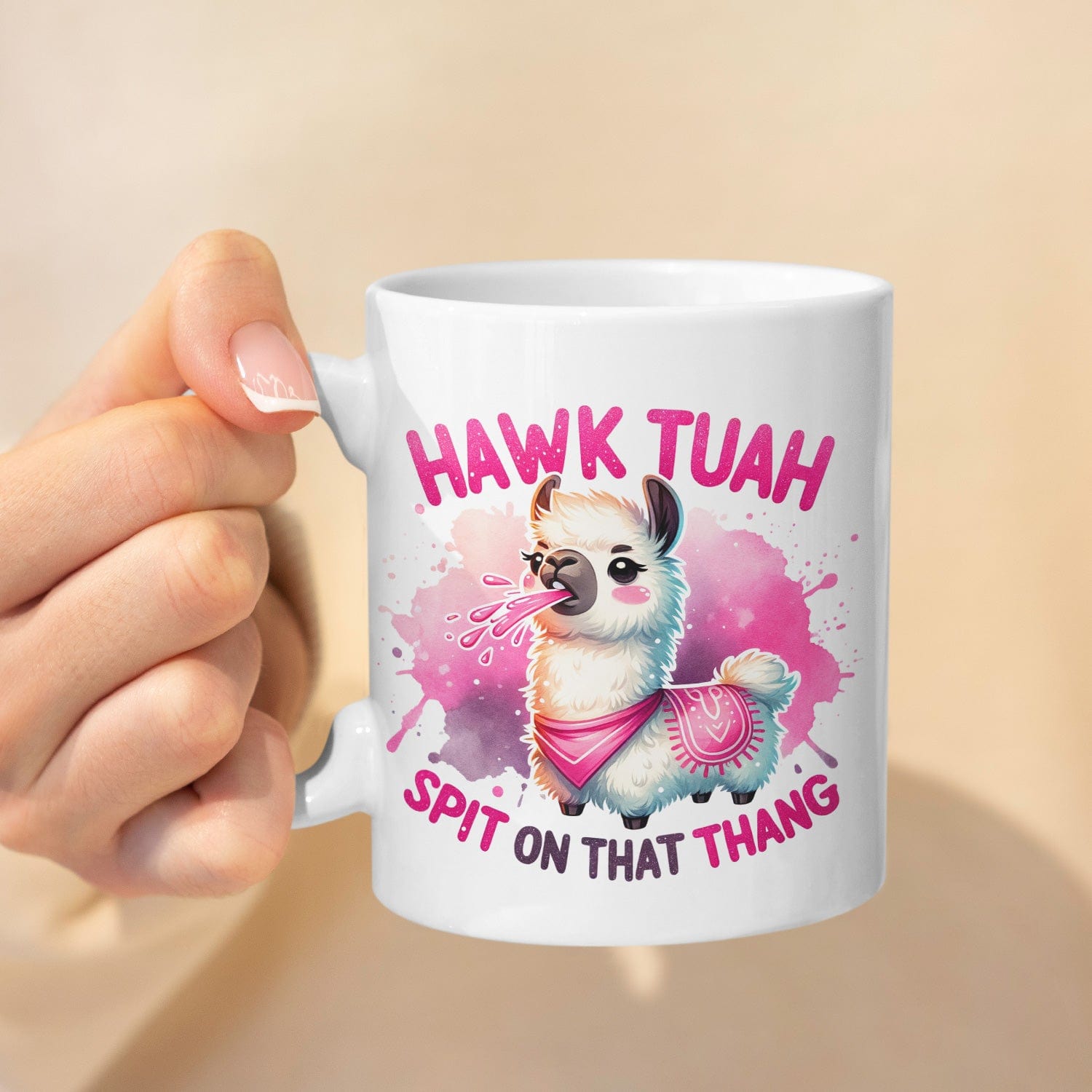 Hawk Tuah Mok met Spugende Alpaca