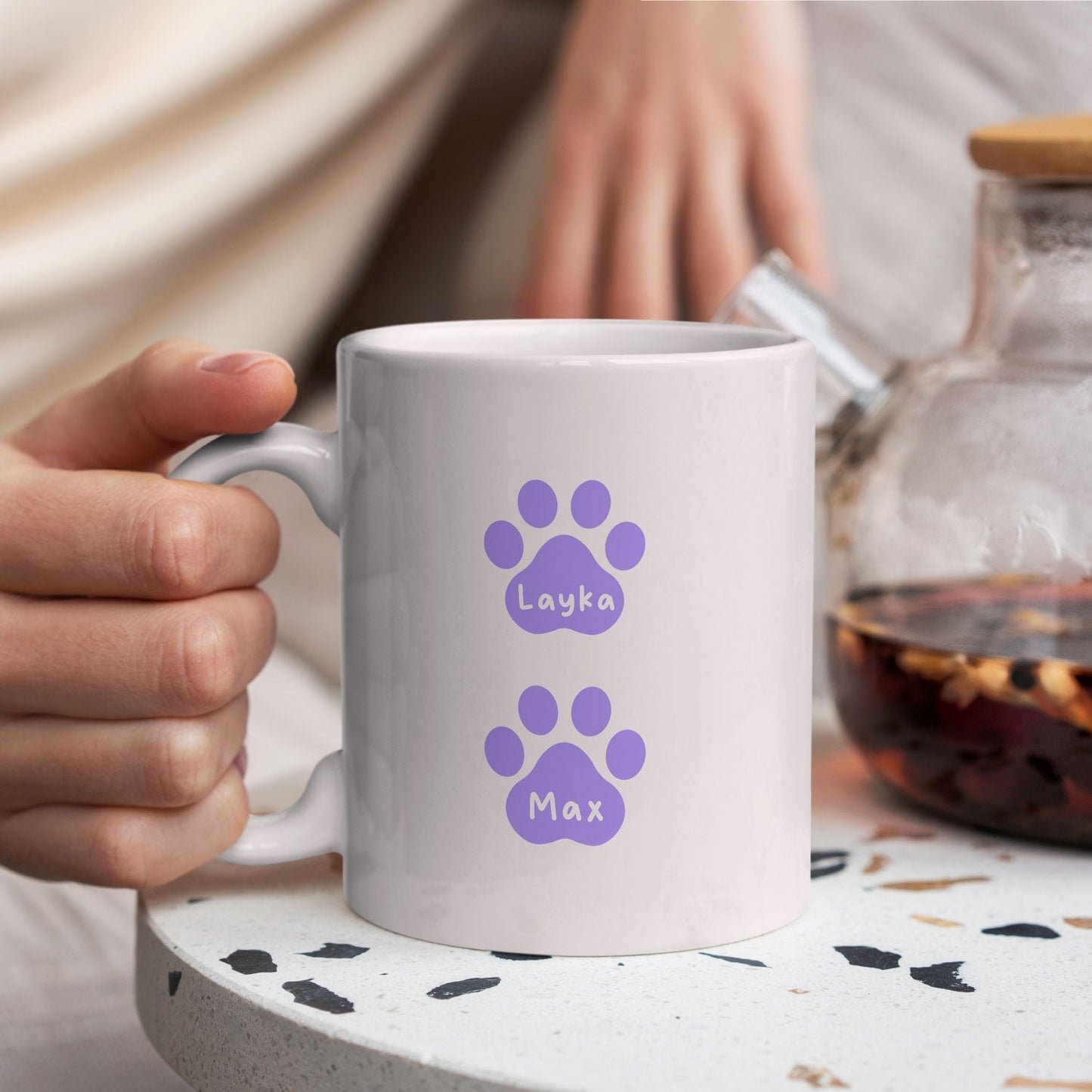 Gepersonaliseerde Honden mok met Namen – “Happy Birthday from the Dogs” – Uniek Cadeau voor Hondenliefhebbers Creasowl