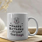 Gepersonaliseerde Honden mok met Namen – “Happy Birthday from the Dogs” – Uniek Cadeau voor Hondenliefhebbers Creasowl