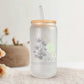Horoscoop glazen bekers met bijpassende bloemen - 500ml