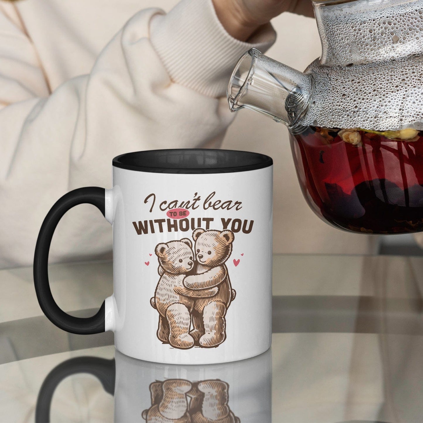 I can't bear to be without you - Koffiemok, Liefdes cadeau
