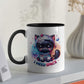 I need space kat koffiemok met spreuk