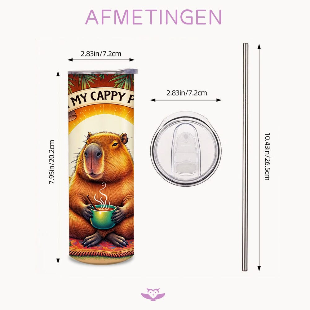 In my Cappy Place - Roestvrijstalen Tumbler