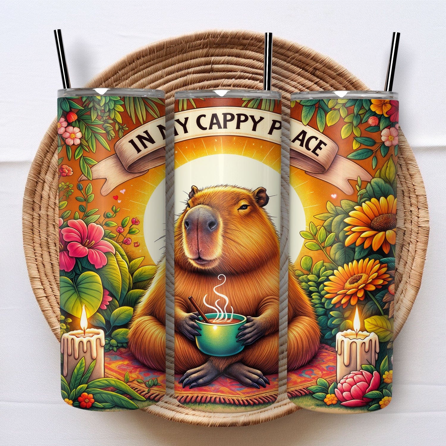 In my Cappy Place - Roestvrijstalen Tumbler
