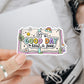 It's a good day to read a book waterdichte vinyl sticker