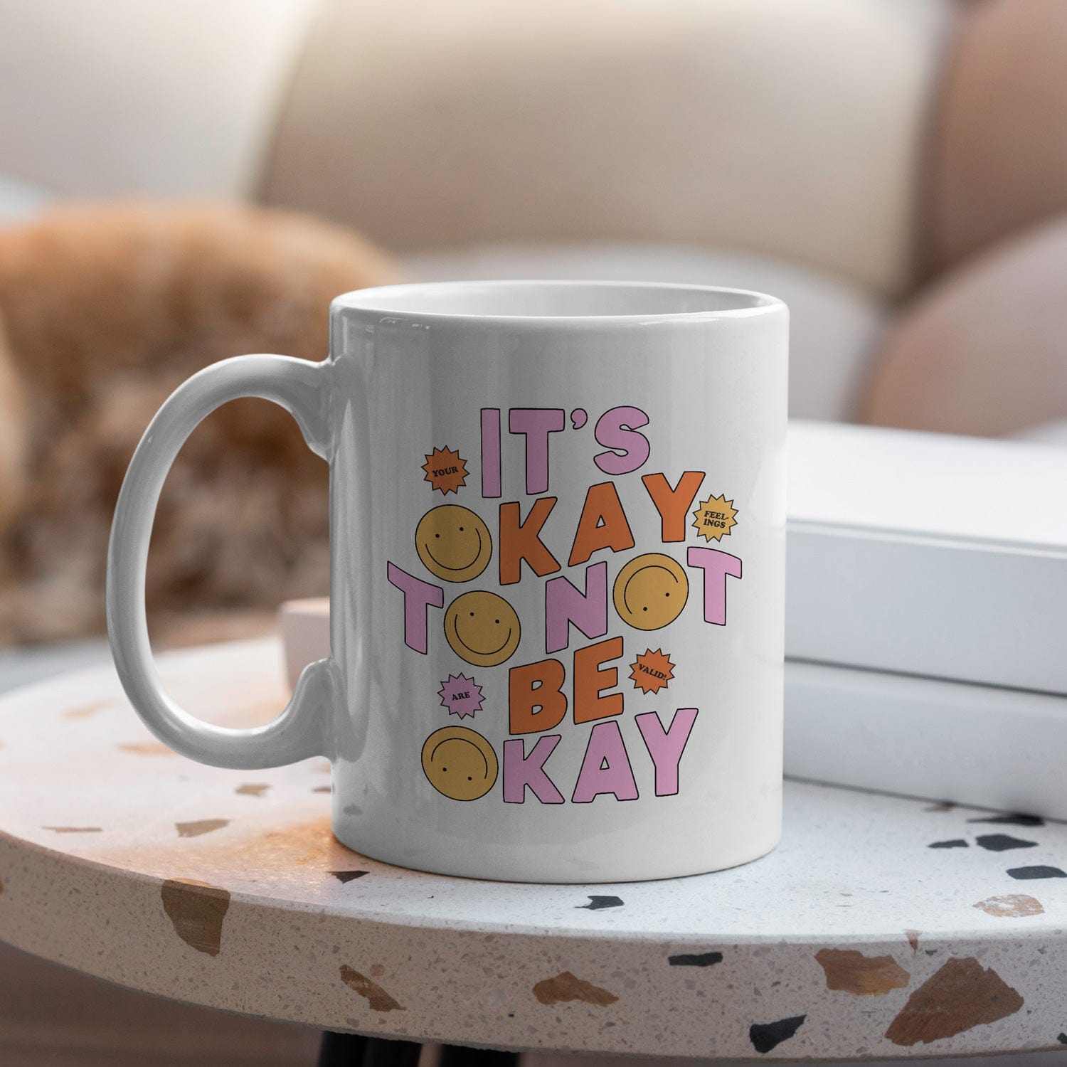 It’s Okay to Not Be Okay" Mok – Een Moment van Self-Care in een Mok
