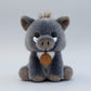 Jungle Dieren Knuffel 15cm – Luiaard Leeuw Olifant Zebra Pluche – Schattige Bureau Decoratie & Cadeau