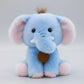 Jungle Dieren Knuffel 15cm – Luiaard Leeuw Olifant Zebra Pluche – Schattige Bureau Decoratie & Cadeau