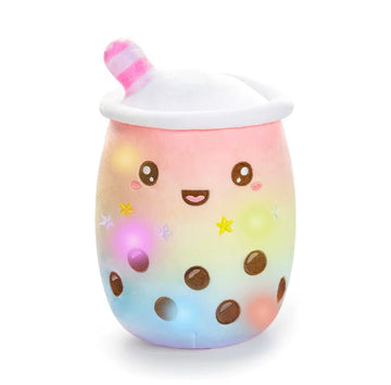 Kawaii Boba knuffel met licht - Lichtgevende pluche