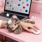 Kawaii Patroon Knuffel Dier – Vinyl Knuffels Konijn, Kat & Streep - Tas hanger - Schattige Knuffel Pop