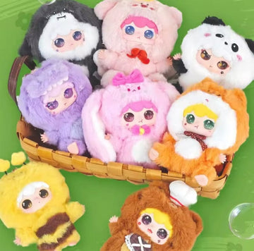 Kimipapa Animal Series Blind Box – Schattige Vinyl Pluche Pop - Trendy Mystery Box Hanger