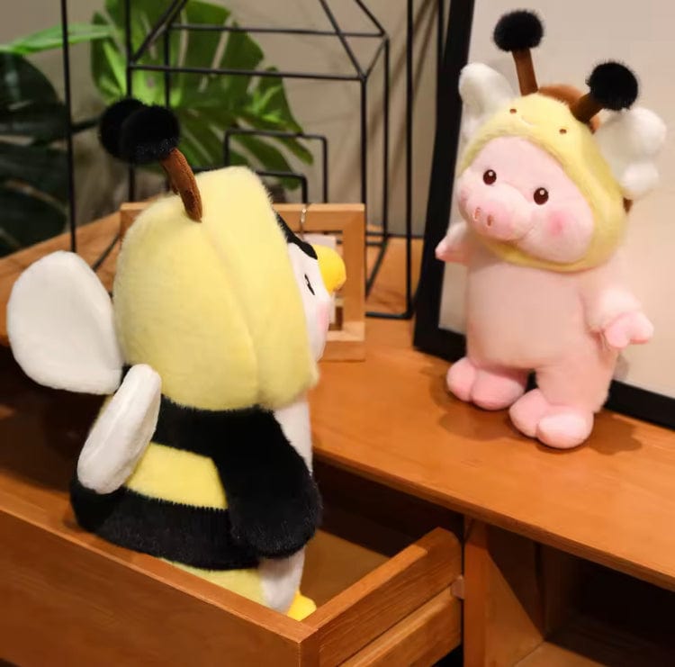 Knuffel Zachte Schattige Dieren 33cm – Pinguïn, Beer & Varken - Kawaii Pluche 33cm