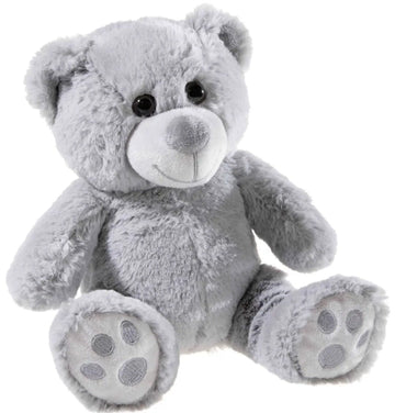 Lichtgrijze knuffelbeer 25cm