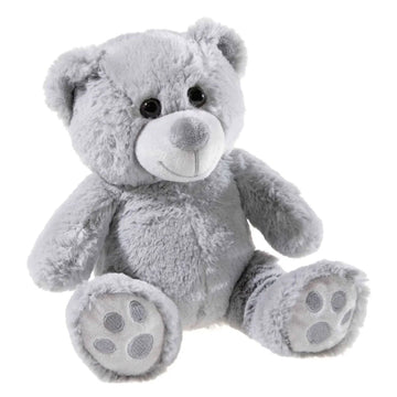 Lichtgrijze knuffelbeer 25cm