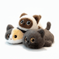 Liggende Kat Knuffel – 17/30/40 cm – Siamese & Cartoon Kat – Tashanger of Knuffel – Zacht Pluche Cadeau