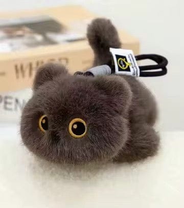 Liggende Kat Knuffel – 17/30/40 cm – Siamese & Cartoon Kat – Tashanger of Knuffel – Zacht Pluche Cadeau