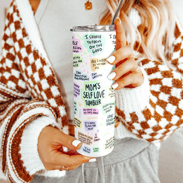 Mama's Self Love Tumbler vol Inspirerende Spreukjes