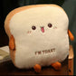 Mijn winkel Blij I'm Toast zacht Pluche handkussen